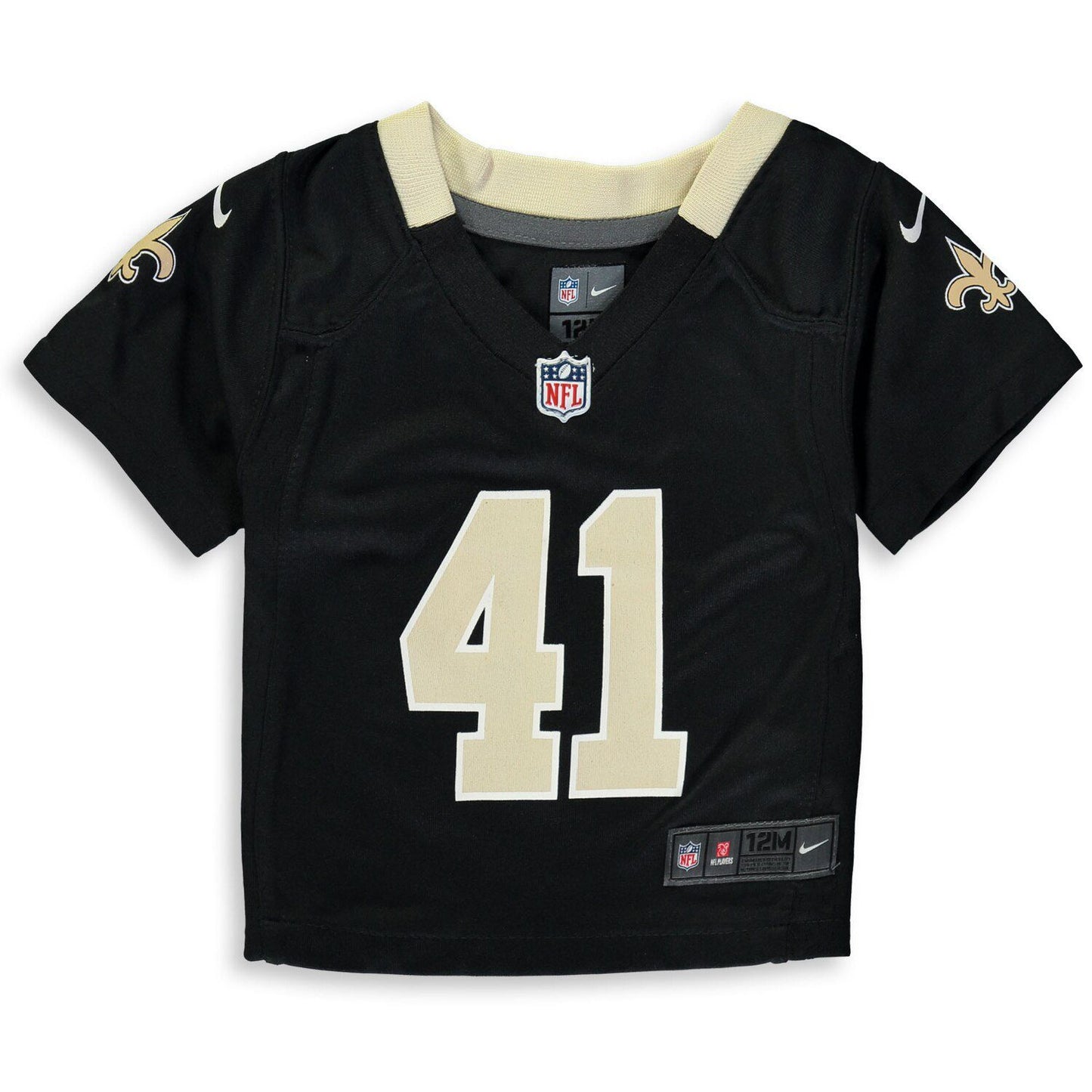 Infant Alvin Kamara Black Player Game Jersey