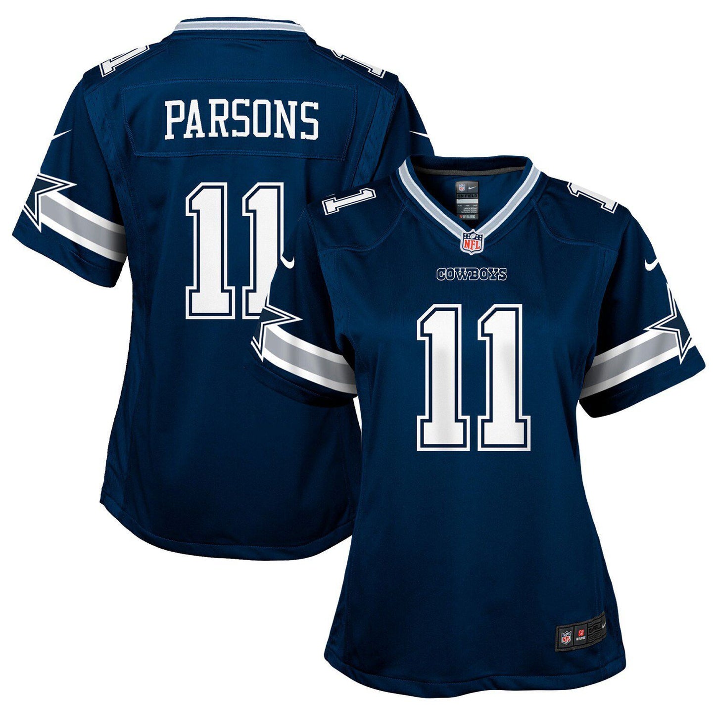 Girls Youth Micah Parsons Navy Game Jersey